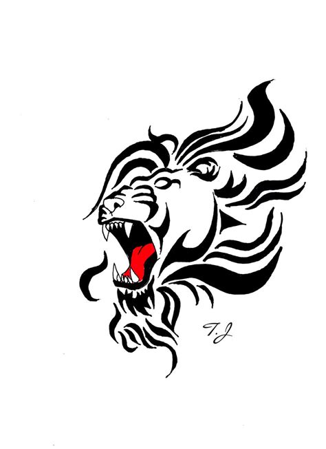 Tattoo Roaring Lion Drawing By Silgan Tattoomagz › Tattoo Designs