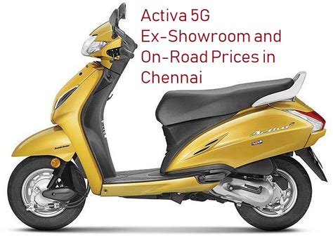 Honda activa cng kits for 2 wheelers combines performance with affordability making it one of the hottest bike on road price, mileage, features, capacity. Honda Activa 5G On-Road Price in Chennai 2019 | Honda ...