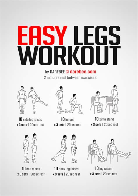 list of leg exercises at home