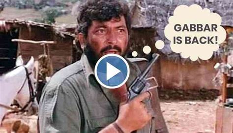 Is The Real Gabbar Back Check Out This Advertisement Featuring Amjad