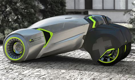 Futuristic Lada L Ego Electric Vehicle Concept With Two Removable
