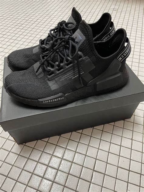 Adidas Mens Nmd R1 V2 Black White Stitch Running Shoes Gx0540 Size Ubicaciondepersonascdmx