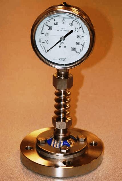 Pressure Gauges Remote And Chemical Seals Inst Tools