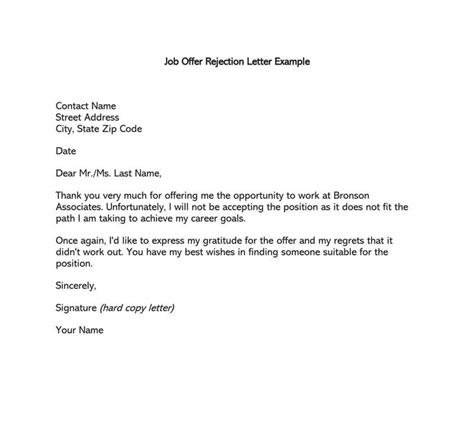 First Class Tips About Writing A Job Offer Rejection Letter How To Make Resume With No