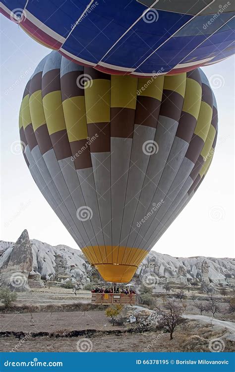 Balloon Crash Editorial Image Image Of Cappadocia Colorful 66378195