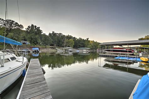 Lakefront Eucha House w/Large Deck & Private Dock! | Evolve