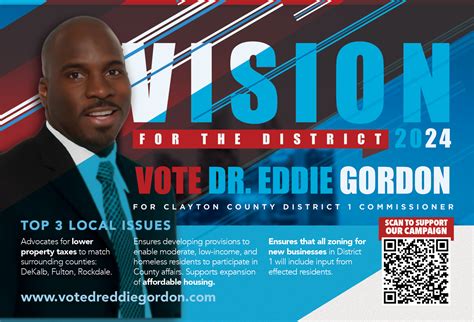 Dr. Eddie Gordon for Clayton County District 1 Commissioner