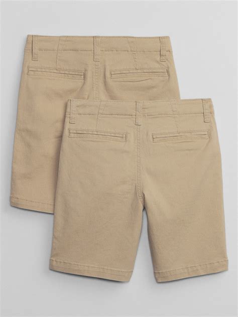 Kids Uniform Twill Shorts 2 Pack Gap Factory