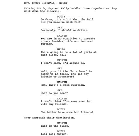 Dialogue is a big part of the movies, television, novels, and plays. Example of a dialogue notation for plays
