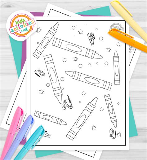 Best Crayola Coloring Pages to Print for Free | Kids Activities Blog