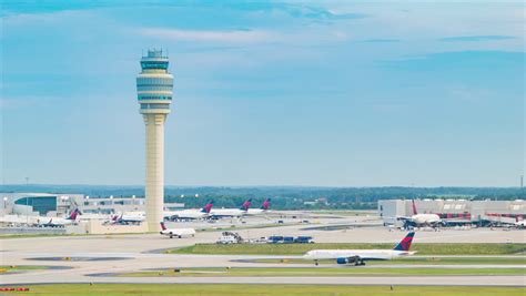 Hartsfield Jackson Atlanta International Airport Footage Stock Clips
