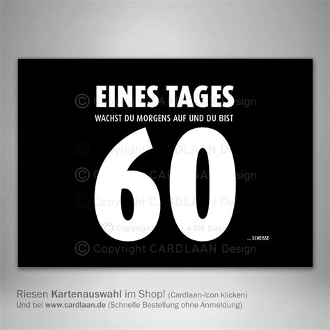 Einladungen 60. Geburtstag I Eines Tages 60 I Einladung - Etsy.de