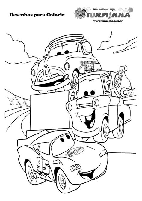 Desenhos Para Colorir Carros Atividades Educativas