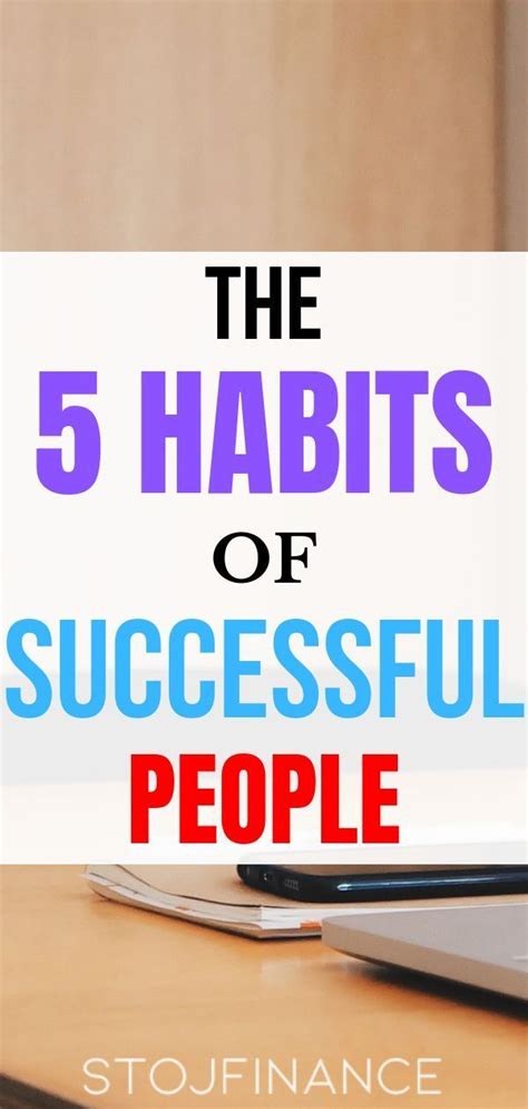5 Habits Of Successful People That You Must Adopt | Habits of ...