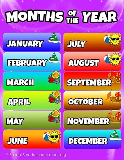 Printable Months Of The Year For Preschool That Are Insane Kevin Blog