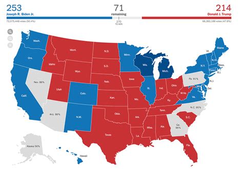 How To Read Us Election Maps As Votes Are Being Counted