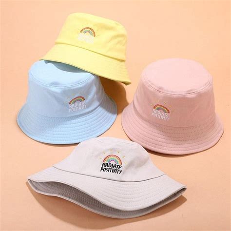 Radiate Positivity Bucket Hat In 2022 Outfits With Hats Hat Fashion