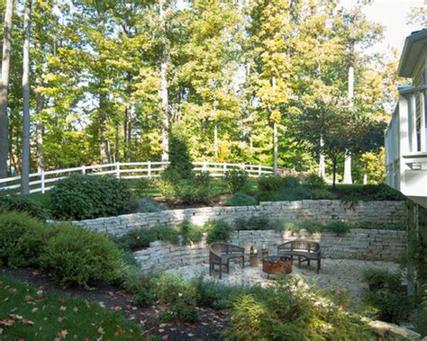 50 backyard landscaping ideas that will make you feel at home. Two Tiered Backyard | Houzz