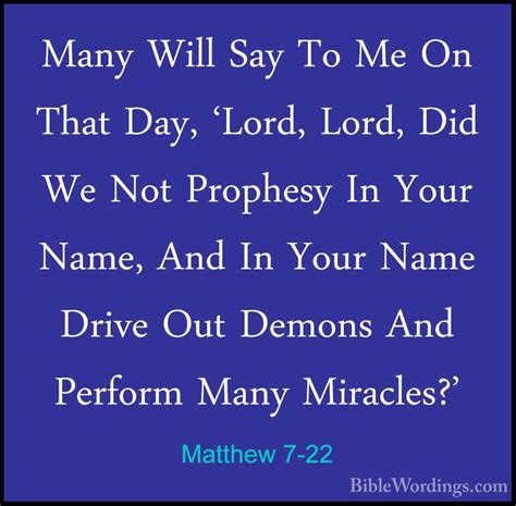 Matthew 7 Holy Bible English