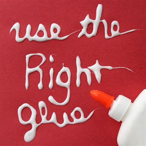 Glue Guide Use The Right Glue For The Job Free Printable Glue Chart