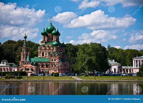 Old Mansion In Moscow Russia Stock Image Image Of Cathedral Clouds