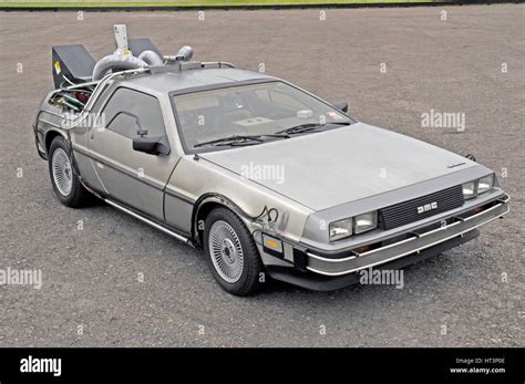 1981 Delorean Back To The Future Film Car Replica Artist Unknown Stock