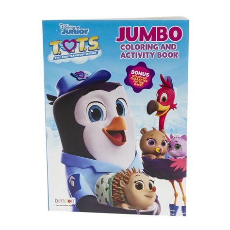 Wholesale 80pg Jumbo TOTS Coloring and Activity Book MULTICOLOR