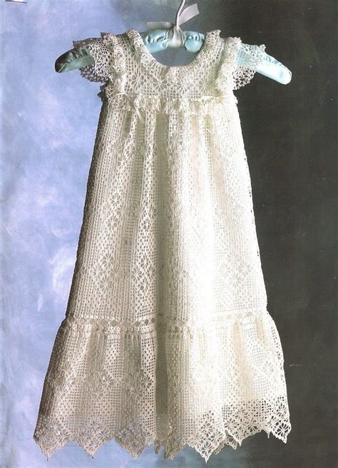 Crochet Christening Gown Patterns Antique Baby Dress Crochet Pattern
