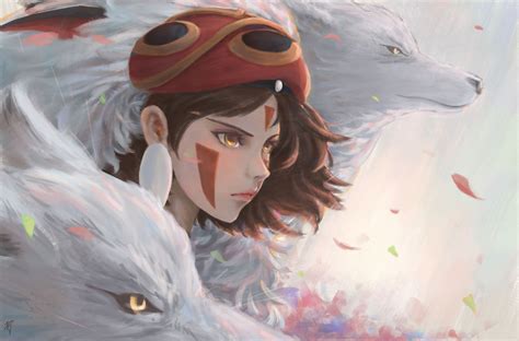 Princess Mononoke Hime Hd Anime 4k Wallpapers Images Backgrounds