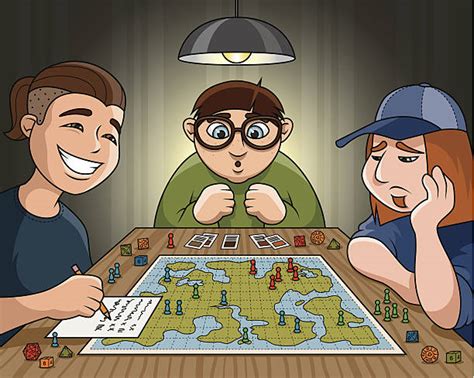 Best Playing Board Games Illustrations Royalty Free Vector Graphics