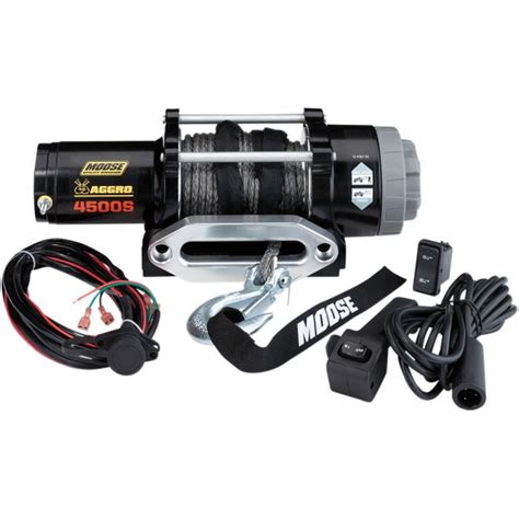 Kubota Rtv Winch 4500 Lb With Wire Rope Mse By Moose