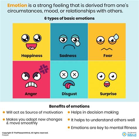 6 Types Of Basic Emotions And Their Expressions Thepleasantmind