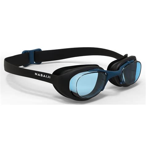 Swimming Goggles Clear Lenses Size L Xbase 100 Black Black