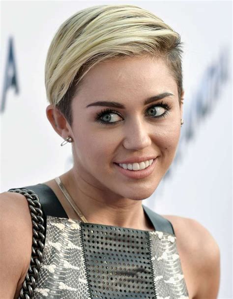 Miley Cyrus Pictures 2014 Miley Cyrus Haircut Short Haircuts For