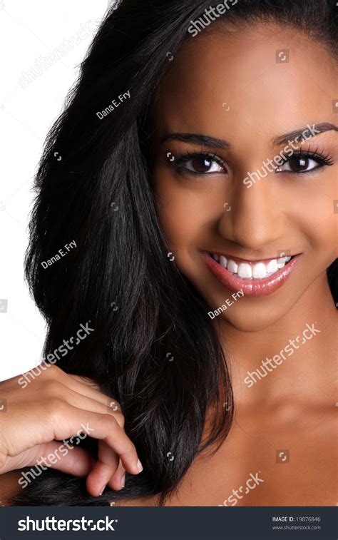 A Beautiful African American Women With An Awesome Smile