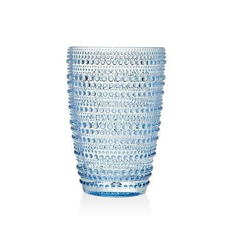 Lumina Highball Beverage Glass Cup By Godinger Blue