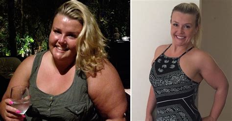 20 stone woman halves body weight after kickstarting fitness routine in front of tv