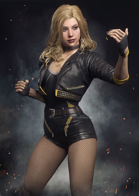 I Black Canary By Anubisdhl Black Canary Women Female Superhero