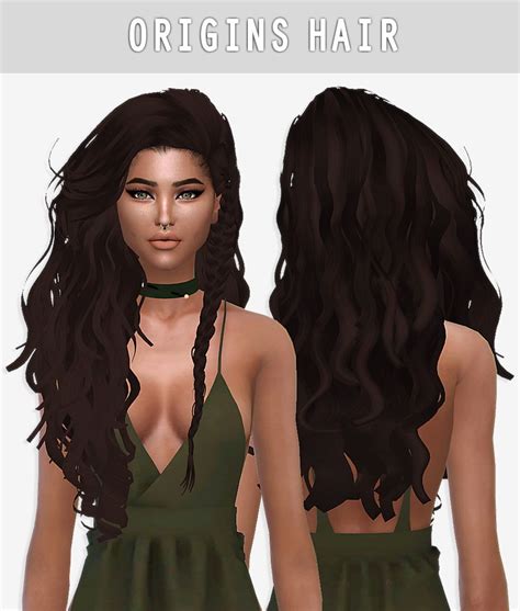 Sims 4 Hairs ~ Arthurlumierecc Origins Hair Retextured