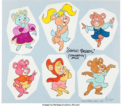 Adventures Of The Gummi Bears Szukaj W Google Anna Cattish Bear Character Character Design