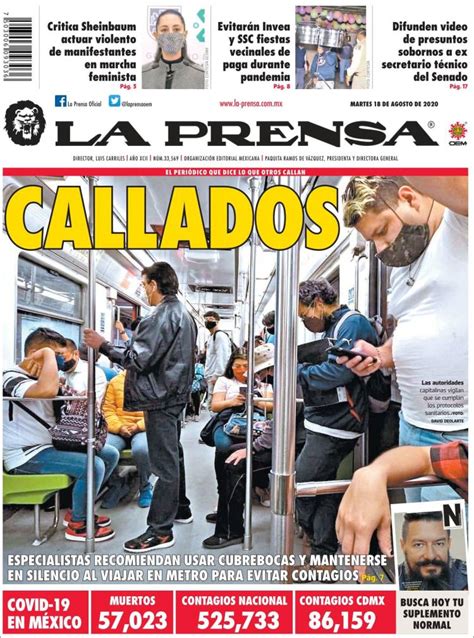 Periódico La Prensa México Periódicos De México Toda La Prensa De
