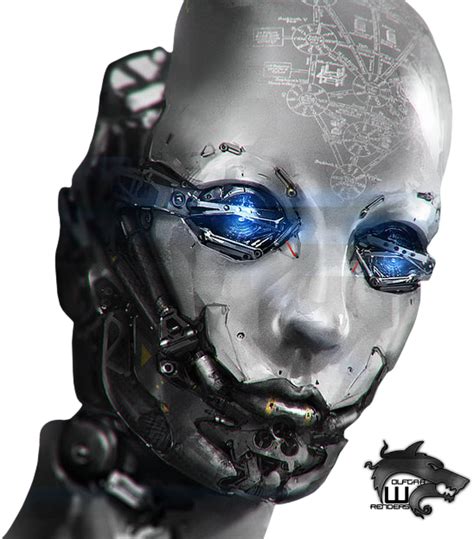 Cyborg Robotic Face Female Cyberpunk Cyberpunk Art Sci Fi Art