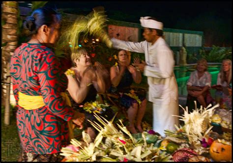 Balinese Ritual Purification Ceremony At Floating Leaf Eco Retreat Bali Floating Leaf