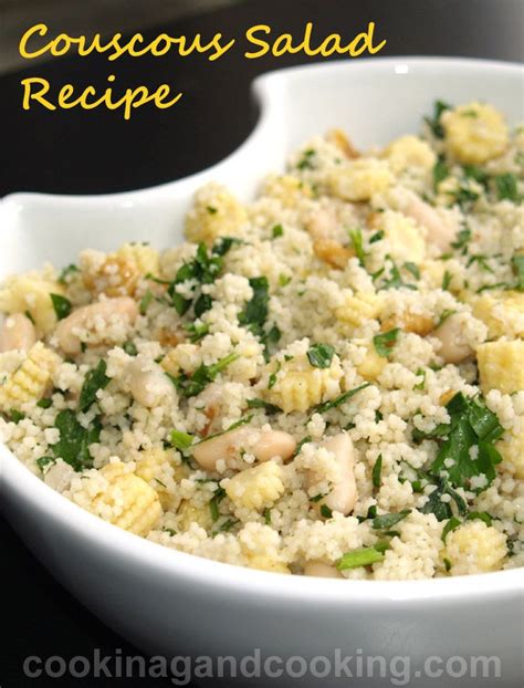 Instant whole wheat couscous with bell peppers, green onions and olives combine to make a surprisingly. Couscous Salad is a wonderful and super easy salad recipe ...