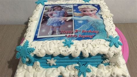 Frozen anna birthday cake princess anna #frozen, cakes. Frozen Elsa Edible Cake Decorating - YouTube