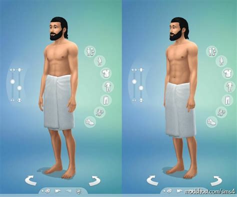 Lowered Towel Sims 4 Mod Modshost