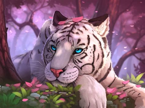 Tons of awesome anime white wallpapers to download for free. Anime White Tiger Wallpapers - Wallpaper Cave