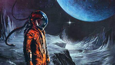 Astronaut Digital Art Fantasy Art Space Universe Spacesuit Planet