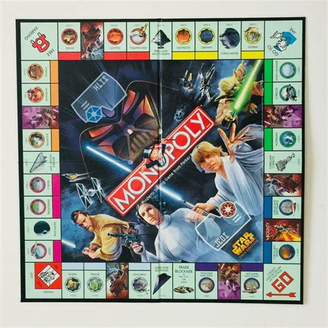 Star Wars Monopoly Saga Edition Revenge Of The Sith Board Games