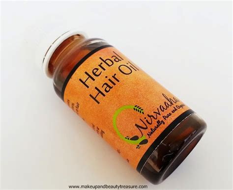 Today i am going to review a product which i am using. Makeup and Beauty Treasure: Nirvaaha Herbal Hair Oil Review